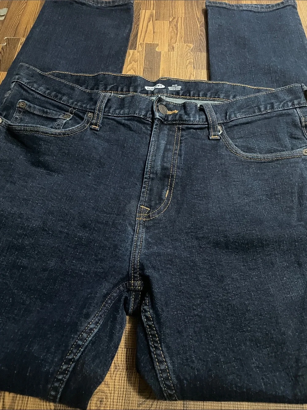 Old Navy Men’s  Dark Indigo Straight Leg Jeans